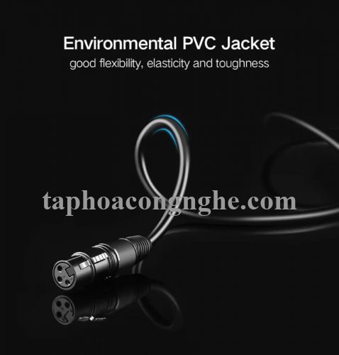 Ugreen 20720 3M màu Đen Cáp âm thanh 6.5mm sang Canon âm AV131 30020720